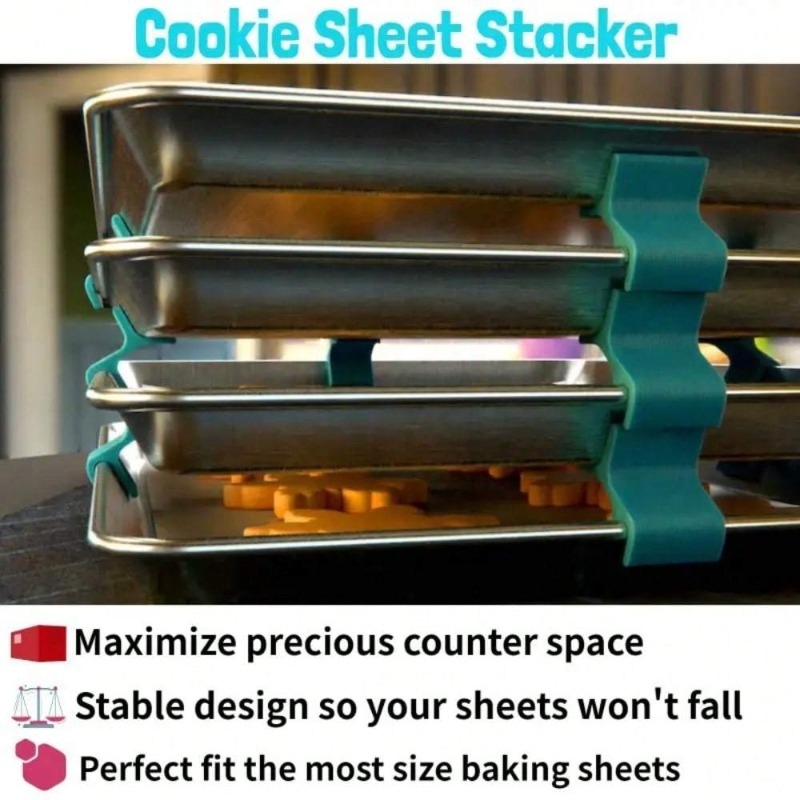 Rak Penyimpanan Loyang Kue Ber - Kitchen Baking Sheet Organizer ulasan dan harga