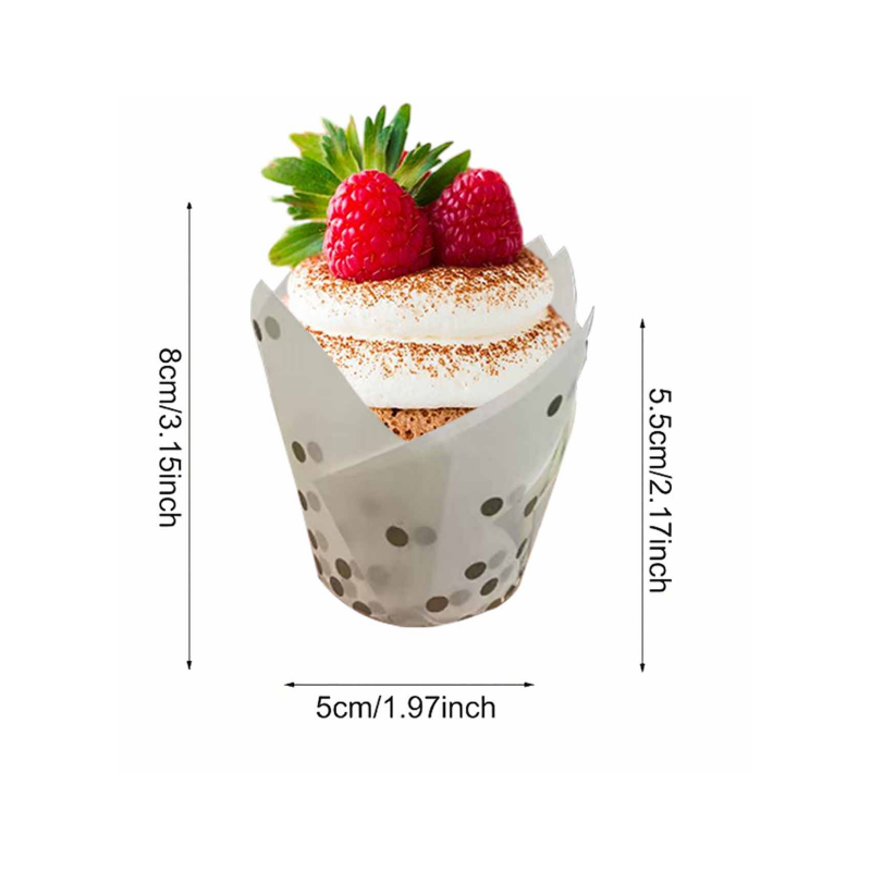 50 Buah/100 Buah Cangkir Kue T - Kitchen Baking Paper ulasan dan harga