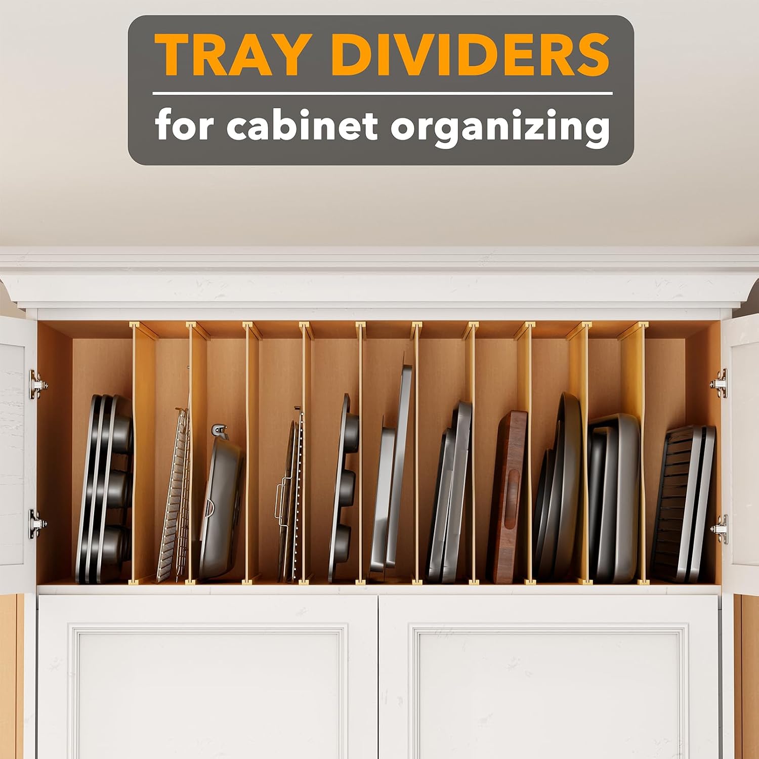 10 Paket Pembatas Nampan Bambu - Kitchen Baking Sheet Organizer ulasan dan harga